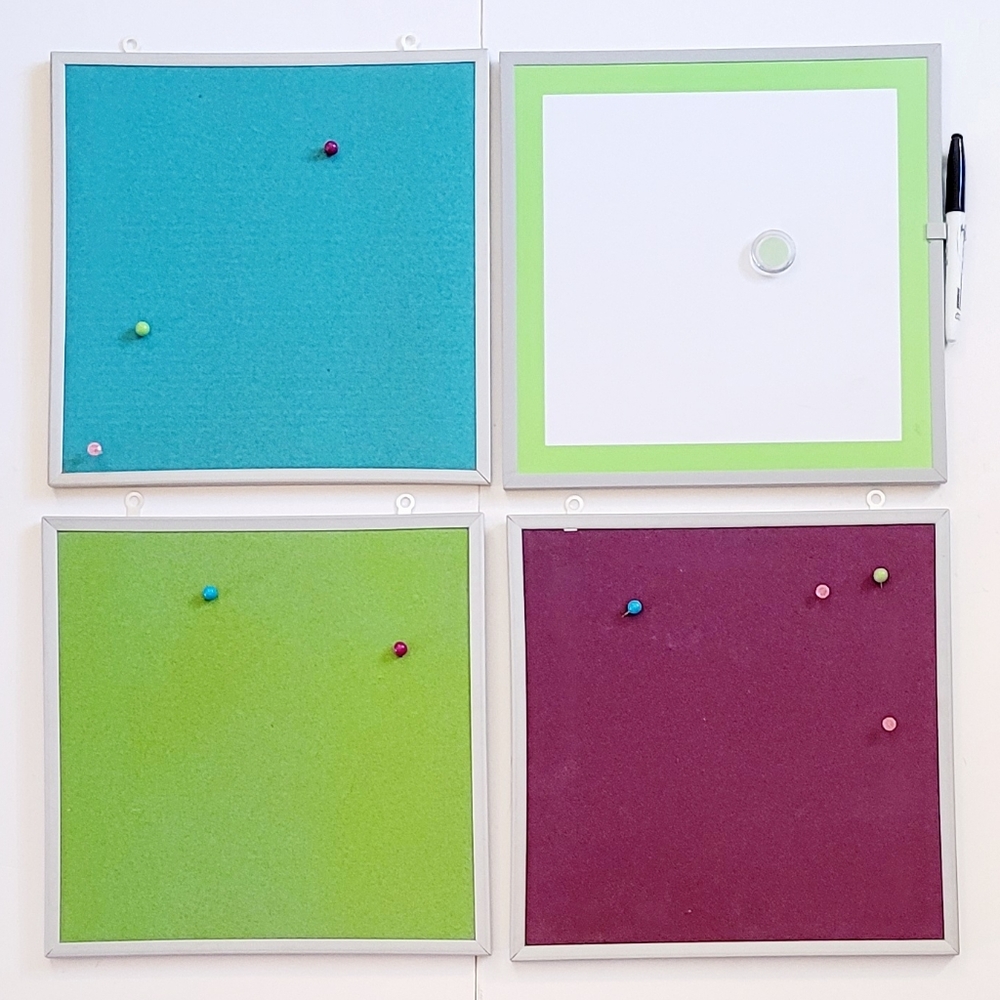 NWOT Cork board set-4pack